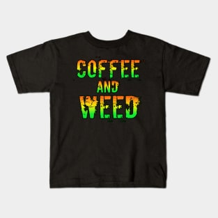 Coffee t-shirt designs Kids T-Shirt